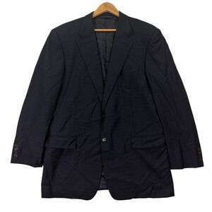 Hickey Freeman LORO PIANA Mens 44L Blazer Nordstrom Navy S120 Wool Sport Coat
